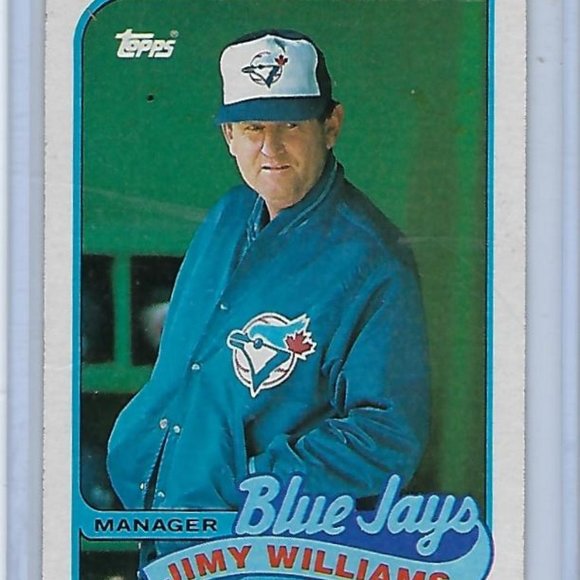 1989 American League Manager Jimy Williams - Toronto Blue Jays - Topps - Picture 1 of 2